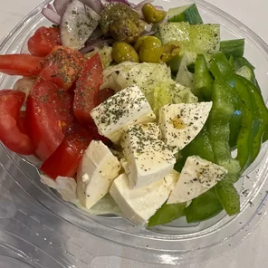 Meal card cover for: Greek Salad