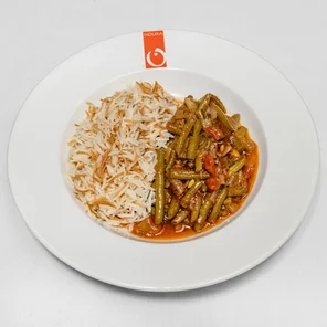 Meal card cover for: Loubieh with Rice (vg) (g) (d)