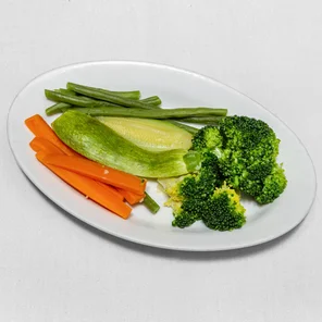 Meal card cover for: Steam Vegetables