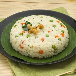 Meal card cover for: Upma