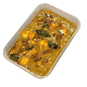 Meal card cover for: Saag Paneer
