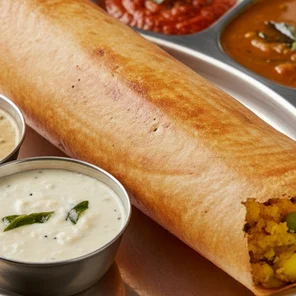 Meal card cover for: Masala Dosa
