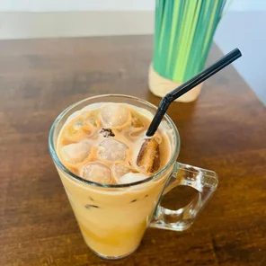 Meal card cover for: Iced Latte