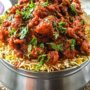 Meal card cover for: Deccan Boneless Chicken Biryani