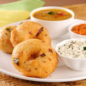 Meal card cover for: Medhu Vada