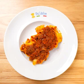 Meal card cover for: Lamb Ragu