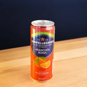 Meal card cover for: San Pellegrino Aranciata Rossa