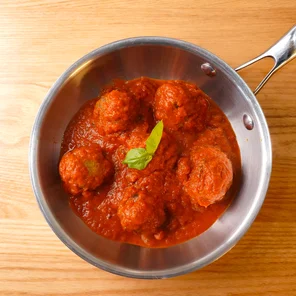 Meal card cover for: Classic Meatballs Halal