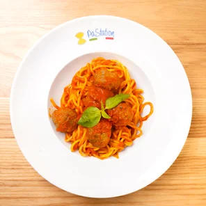 Meal card cover for: Meatballs