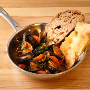 Meal card cover for: Saute' di cozze e Vongole