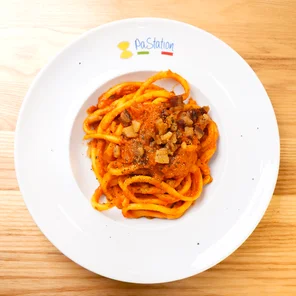 Meal card cover for: Amatriciana