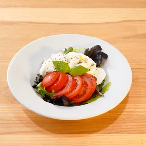 Meal card cover for: Caprese Salad