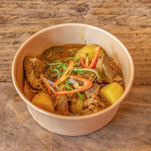 Meal card cover for: Curry Goat