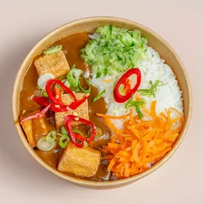Meal card cover for: Tofu Katsu Curry & Rice