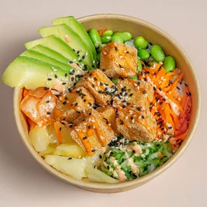 Meal card cover for: Tofu Poke