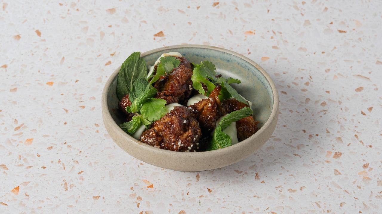 Meal card cover for: Teriyaki cauliflower bites