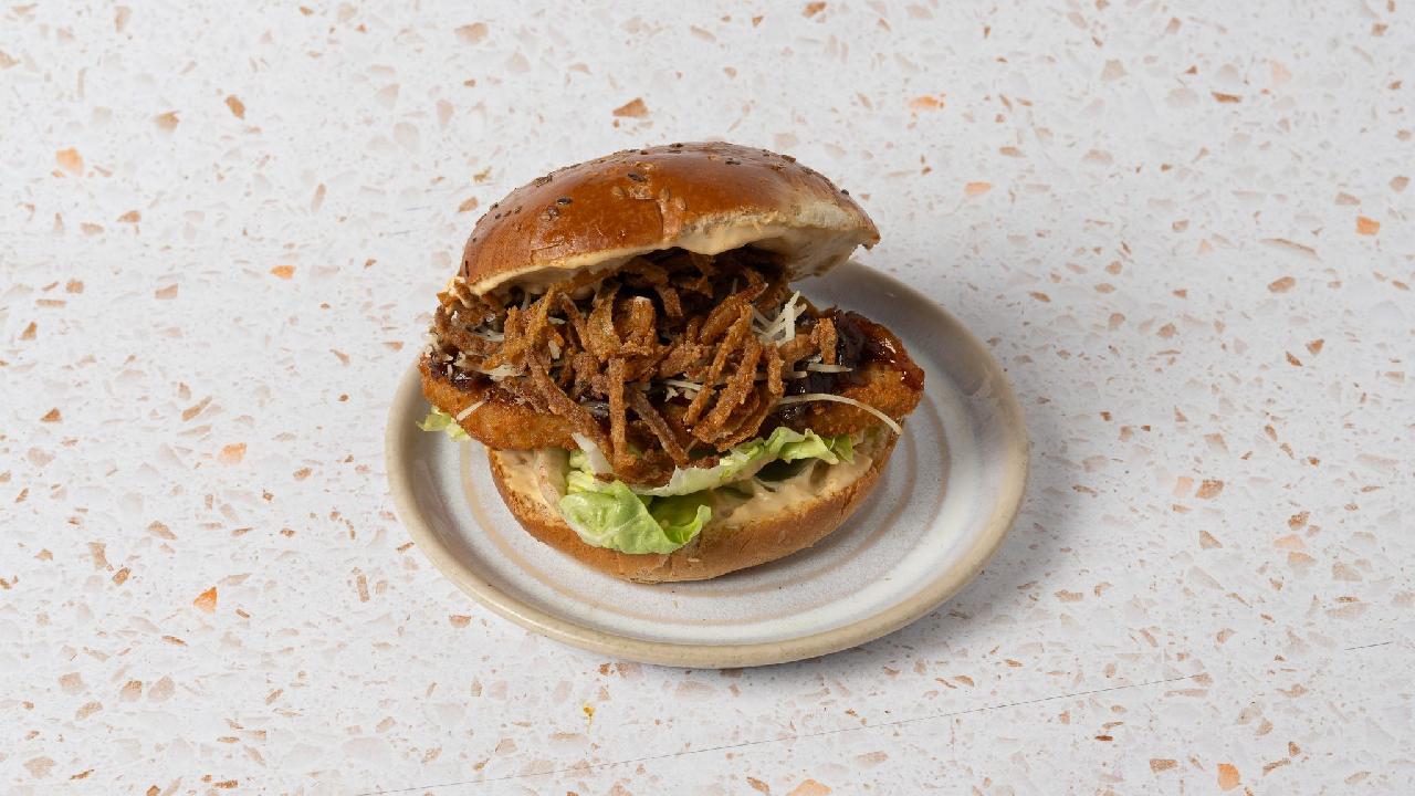 Meal card cover for: Caesar Chick+n burger