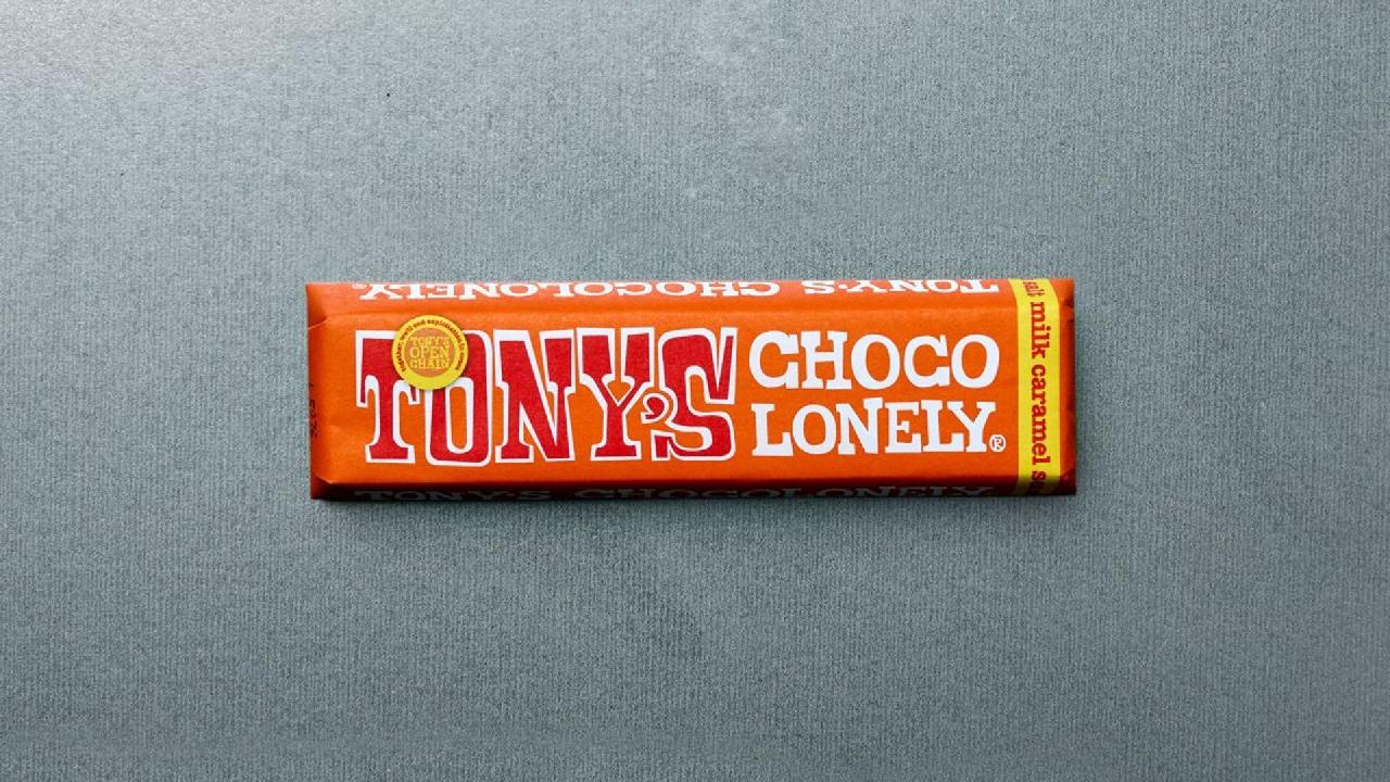 Meal card cover for: Tony's Chocolonely Caramel & Sea Salt