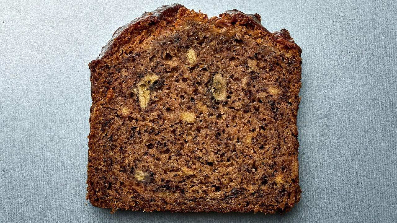 Meal card cover for: Banana Bread