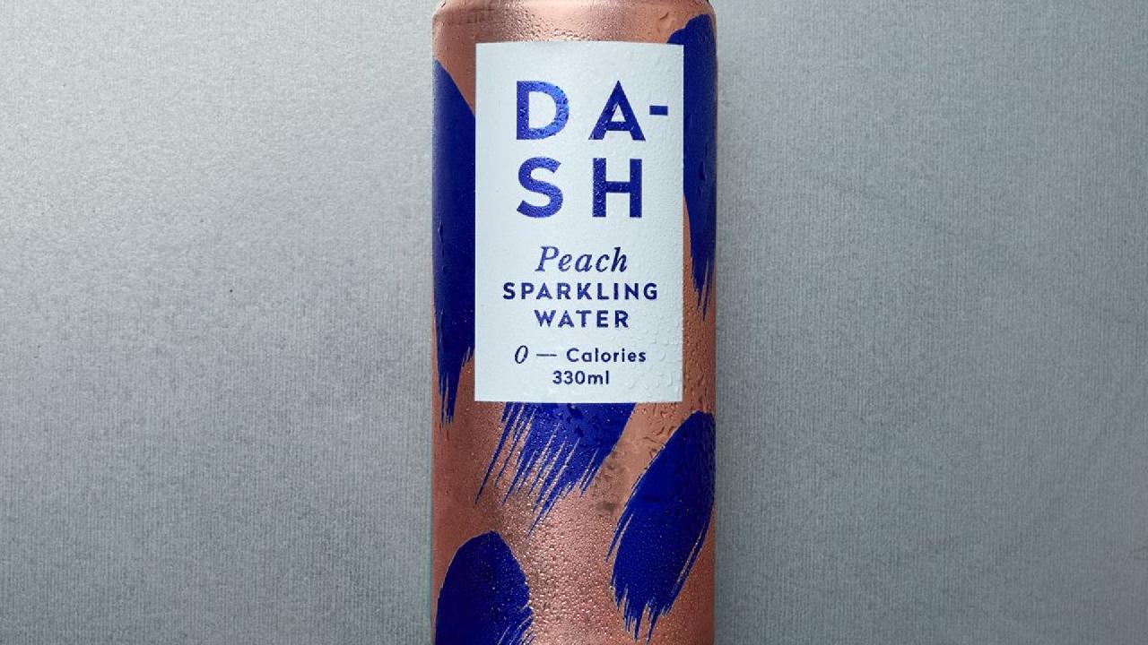Meal card cover for: Dash Water - Peach