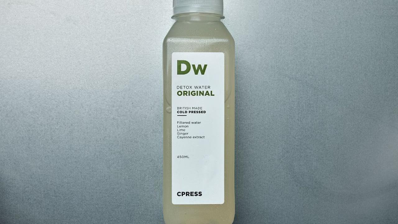 Meal card cover for: CPRESS - Detox Water