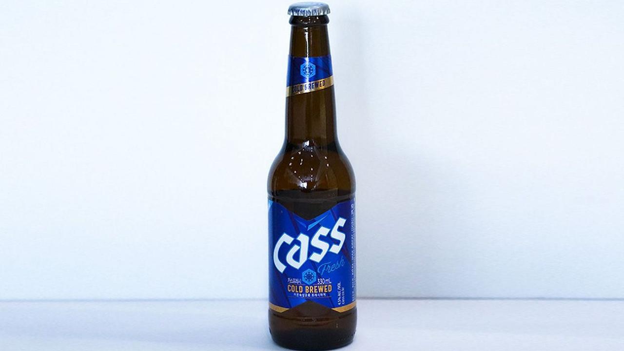 Meal card cover for: Cass Korean beer