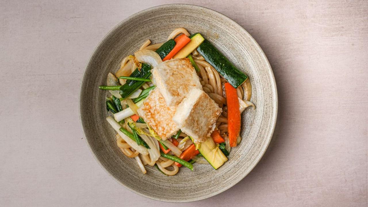 Meal card cover for: Tofu Fried Noodle (V)