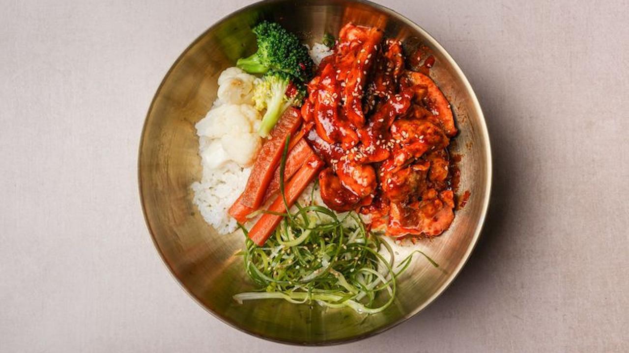 Meal card cover for: Spicy Chicken with rice