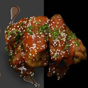 Meal card cover for: Sweet Chilli Wings #4C