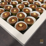 Meal card cover for: Chocolate and Hazelnut Moelleux