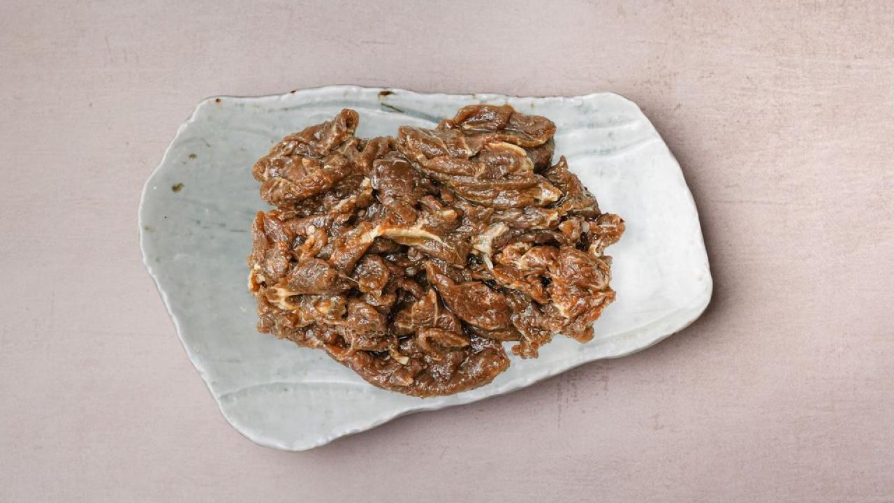 Meal card cover for: Beef Bulgogi BBQ