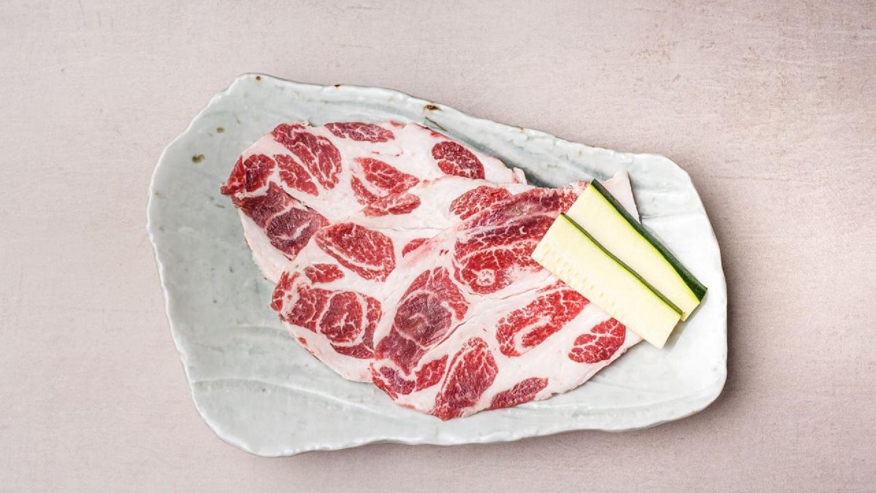 Meal card cover for: Iberico Pork BBQ