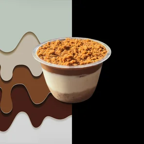 Meal card cover for: Biscoff Velvet Cup #3D