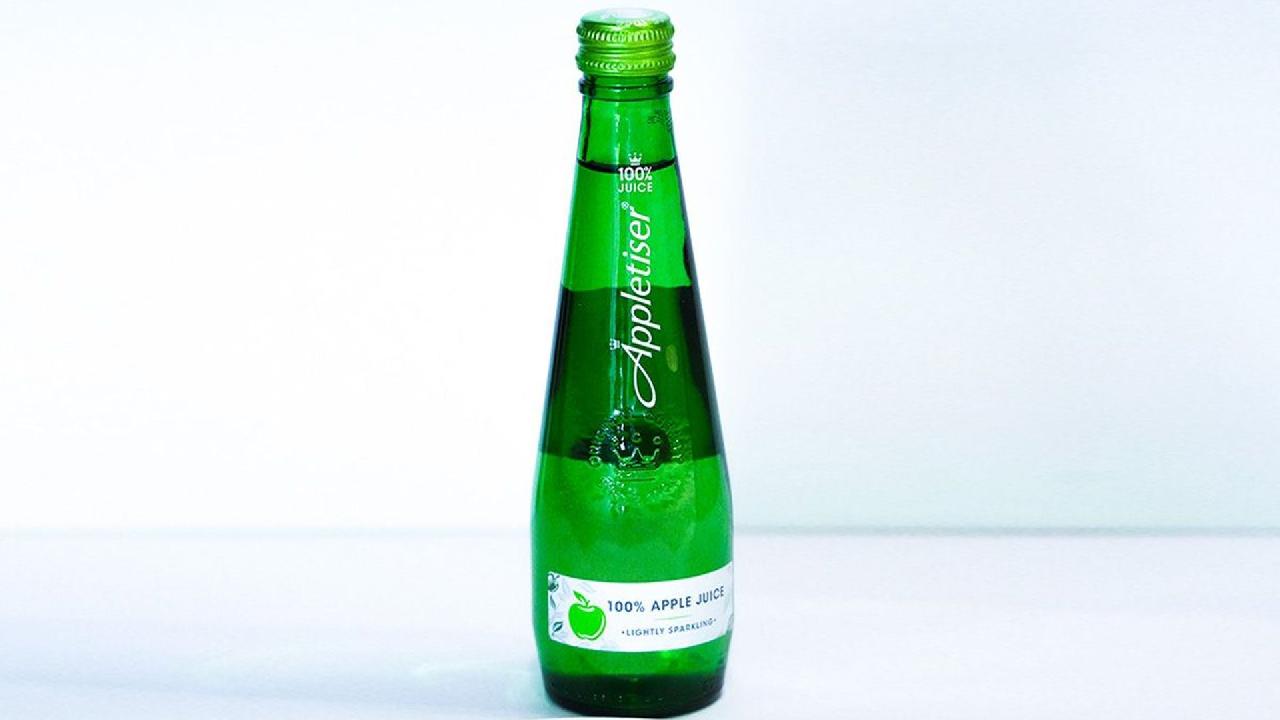 Meal card cover for: Appletiser