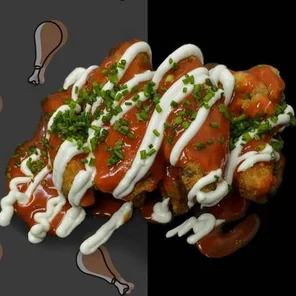 Meal card cover for: Buffalo Wings 🌶 #3C