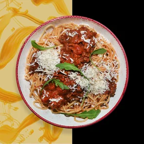 Meal card cover for: Beefed-Up Spag #60