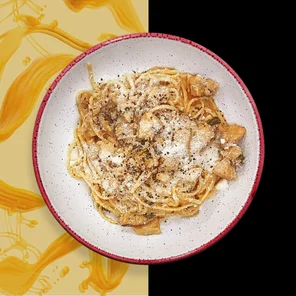 Meal card cover for: Chicken Alfredo Fix #64