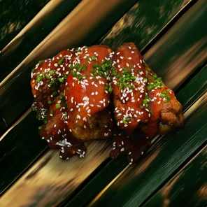 Meal card cover for: Sweet Chilli Wings #4C