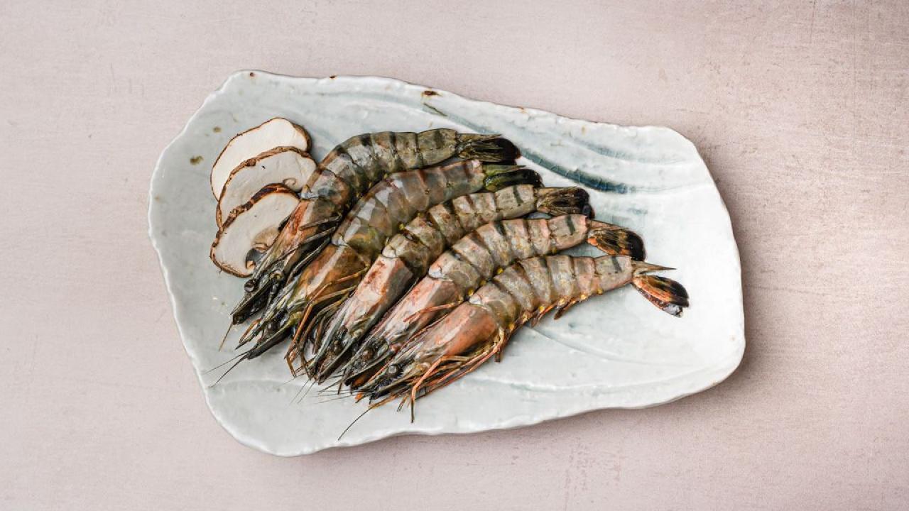 Meal card cover for: King Prawn BBQ