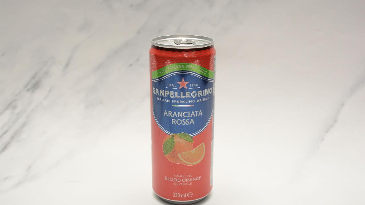Meal card cover for: Blood Orange San Pellegrino