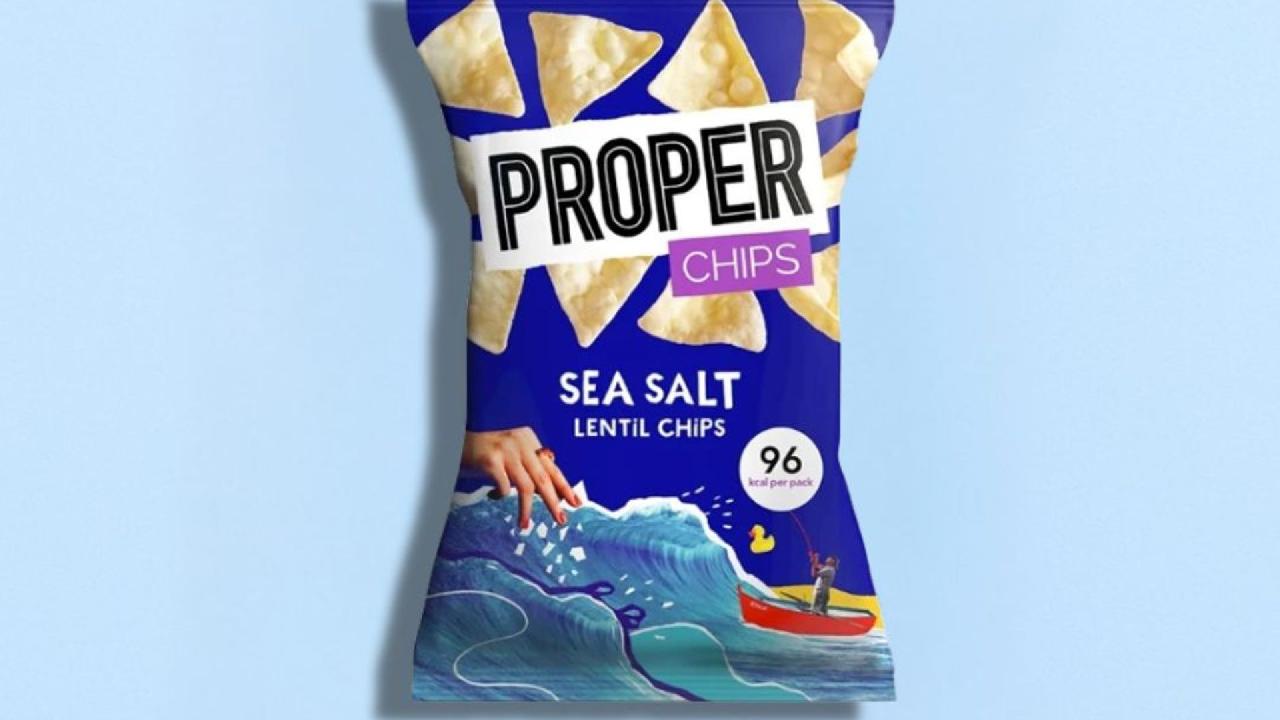 Meal card cover for: Sea Salt Lentil Chips
