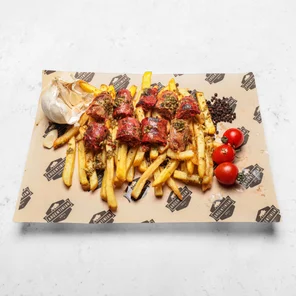 Meal card cover for: Fries and Spicy Chorizo