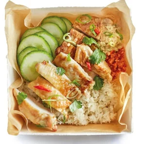 Meal card cover for: Hainanese Roast Chicken Rice Box