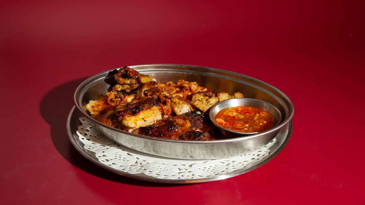 Meal card cover for: Grilled Thighs