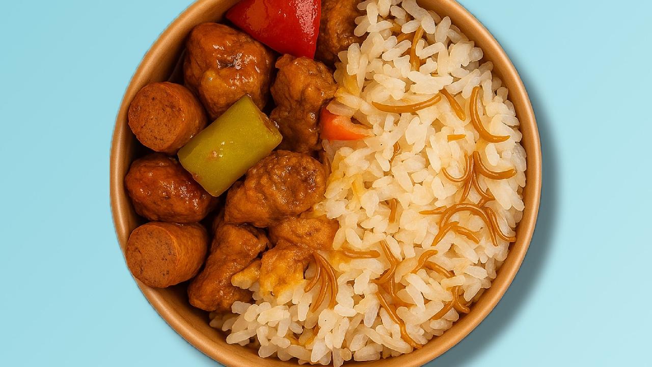 Meal card cover for: Kofte (meatballs) bowl