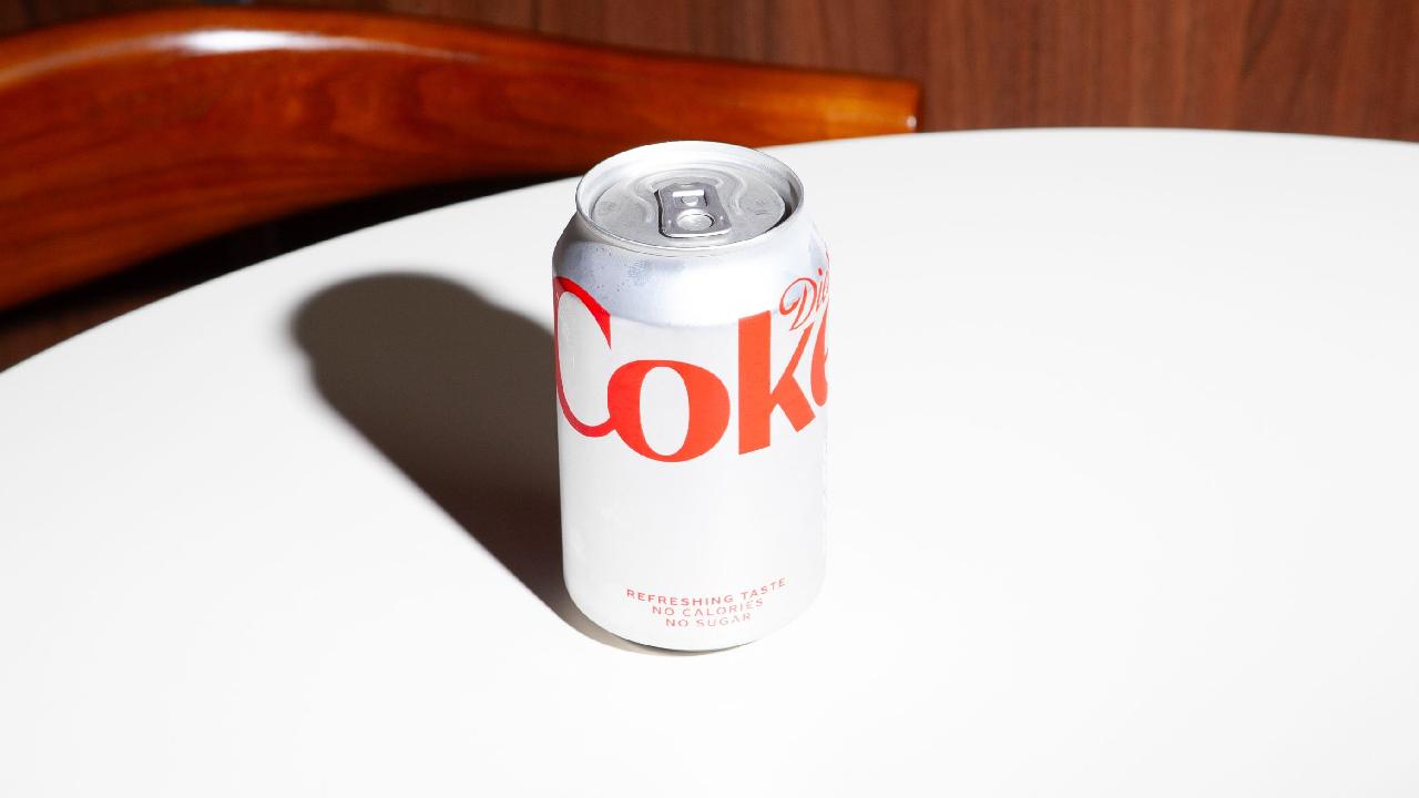 Meal card cover for: Diet Coke