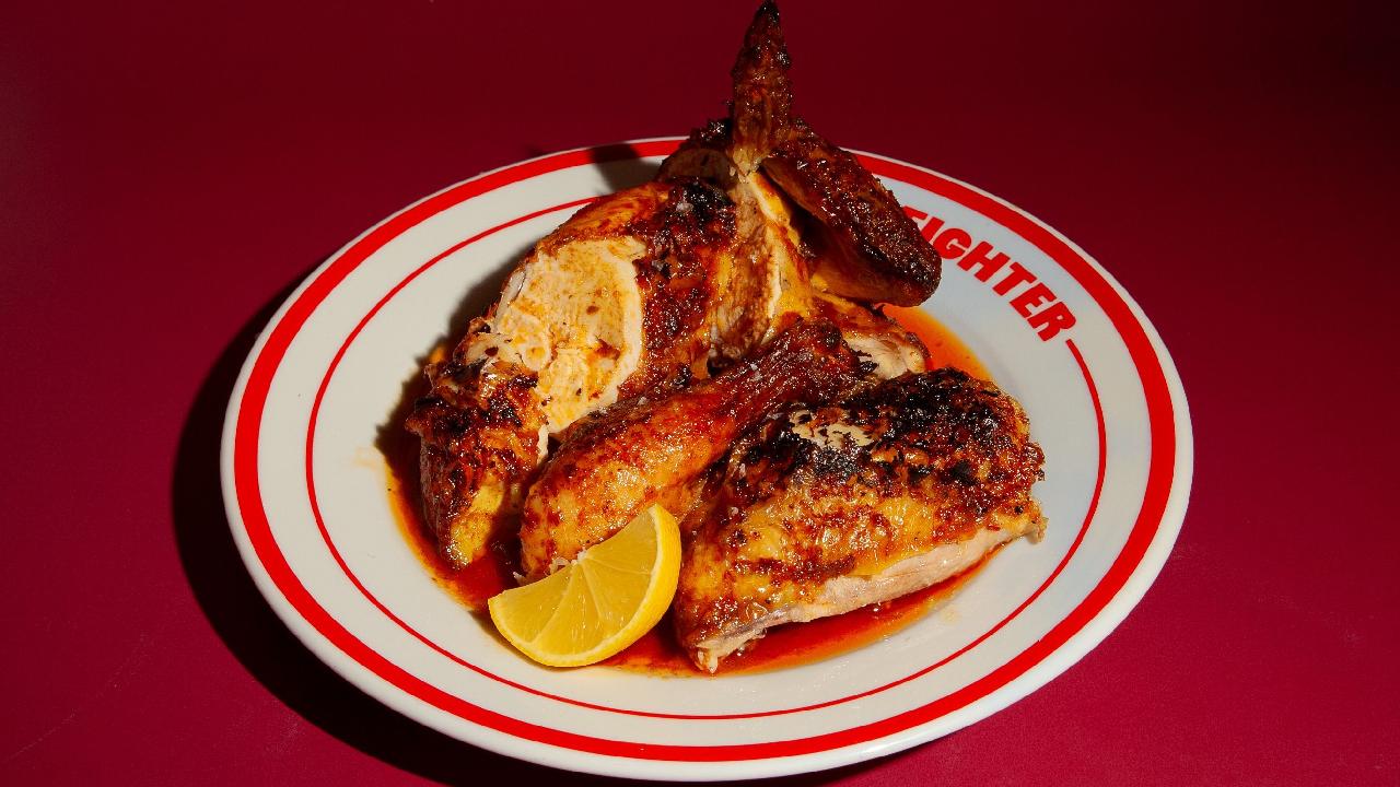 Meal card cover for: House Roast Chicken