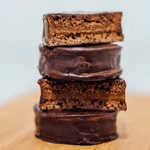 Meal card cover for: Chocolate Alfajor
