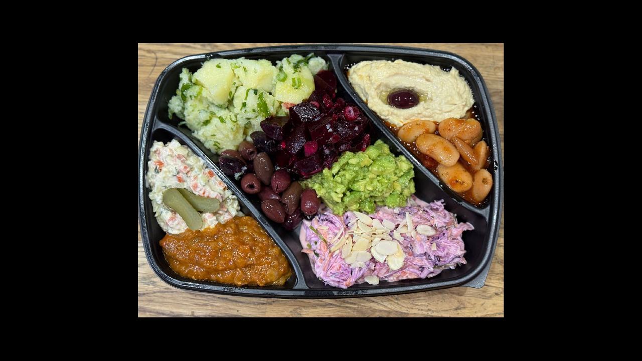 Meal card cover for: Cold meze sharing platter