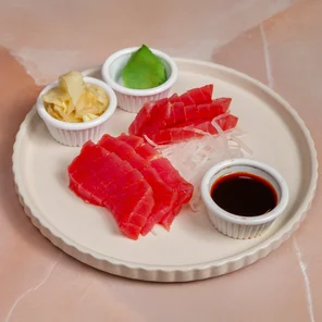 Meal card cover for: Tuna Sashimi - 6 Pcs